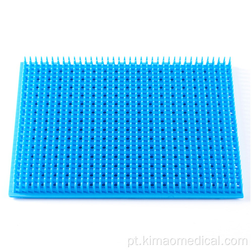 Almofada de silicone médica azul